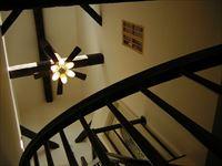 小屋裏までつづく吹き抜け・・・圧巻です。